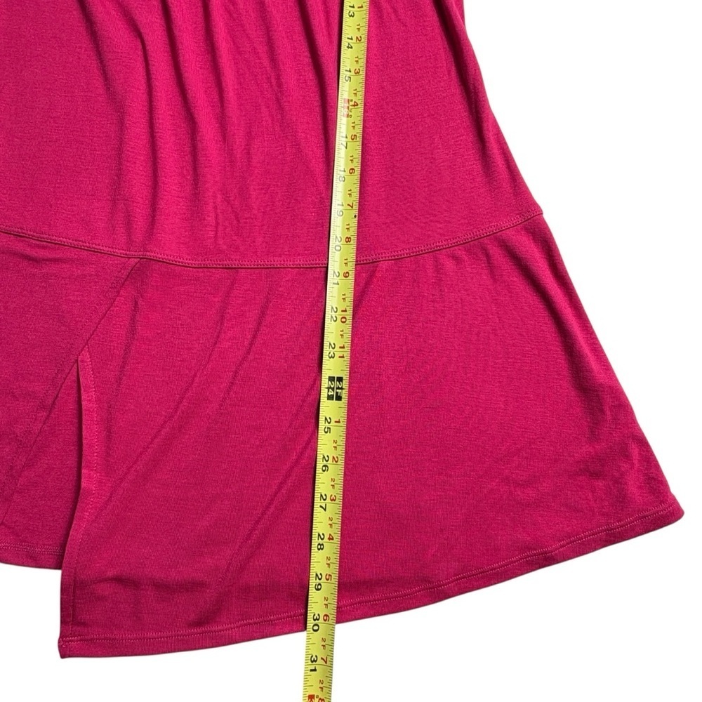 NWT Free People Good Feels Tunic Top Size M in Love Potion Vibrant Pink - Picture 10 of 14